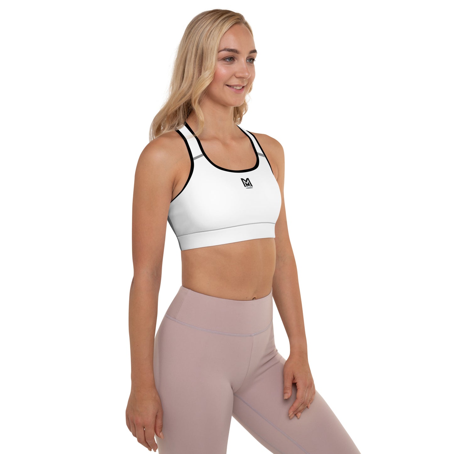 Sports Bra|1 - Moxie White - MOXIE MOTION