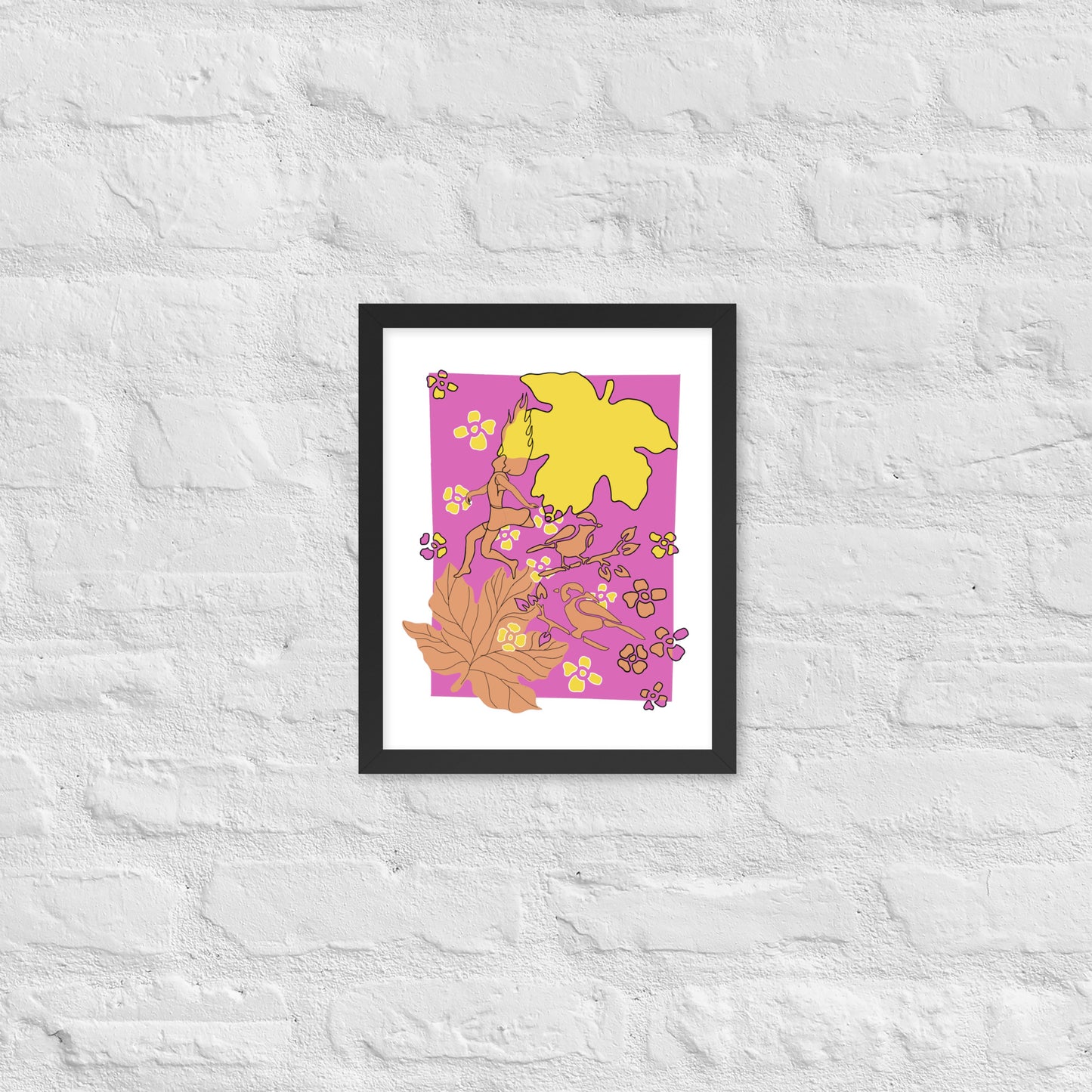 4|5 Forever Falling - Framed Matte Print - Alexandra Fredericks
