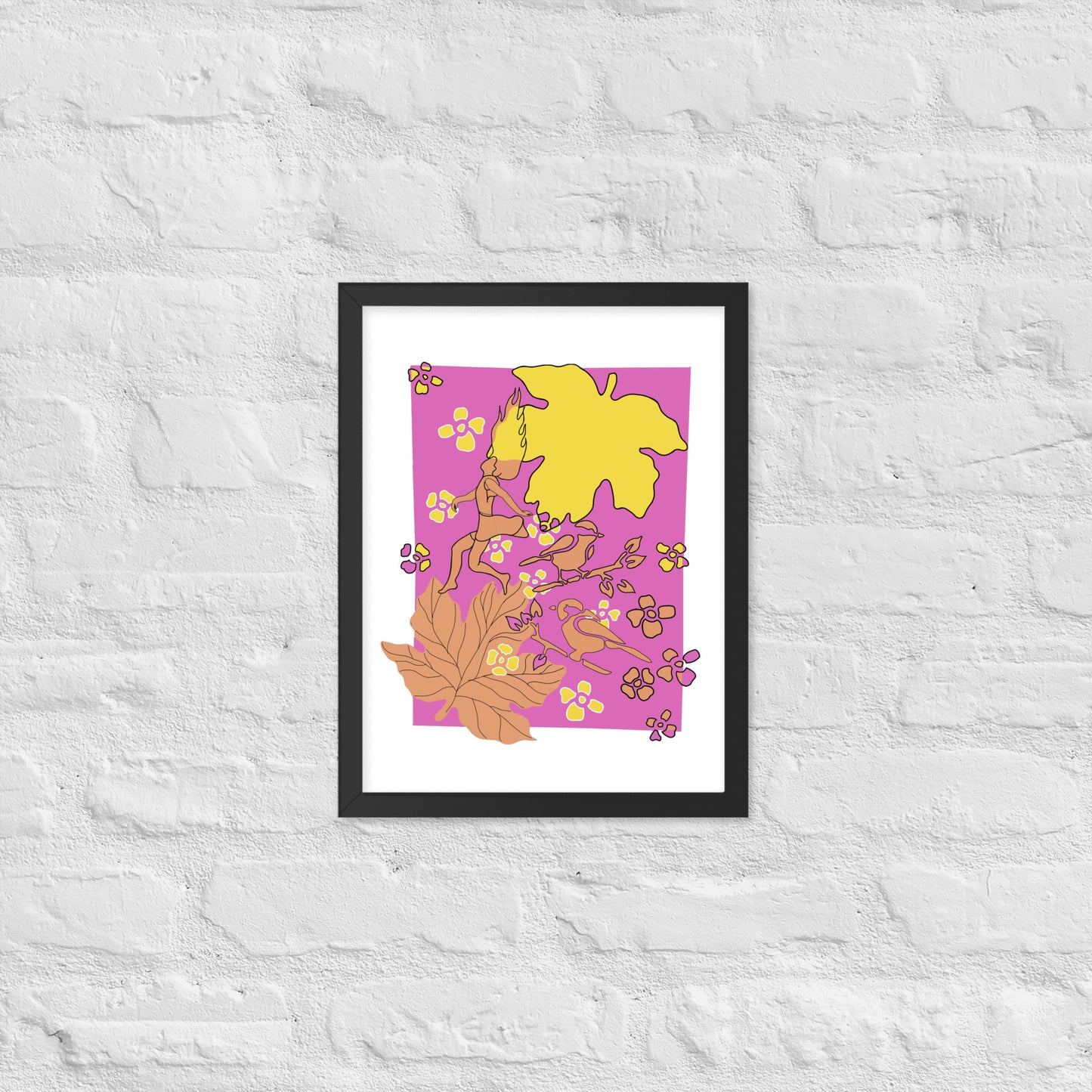 4|5 Forever Falling - Framed Matte Print - Alexandra Fredericks