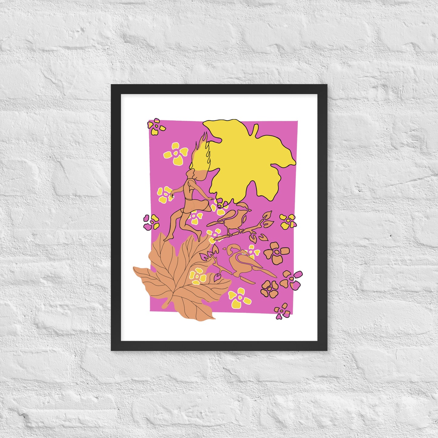 4|5 Forever Falling - Framed Matte Print - Alexandra Fredericks