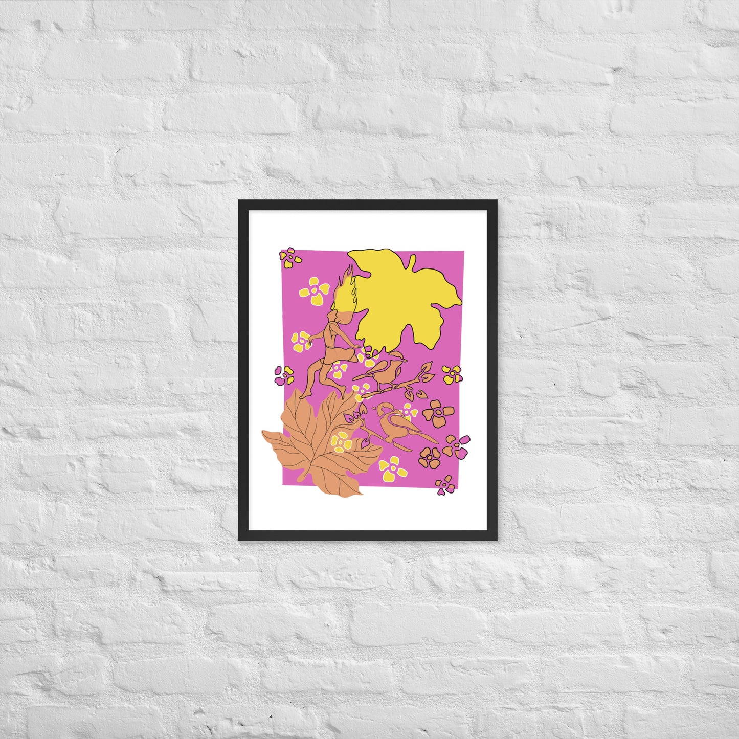 4|5 Forever Falling - Framed Matte Print - Alexandra Fredericks