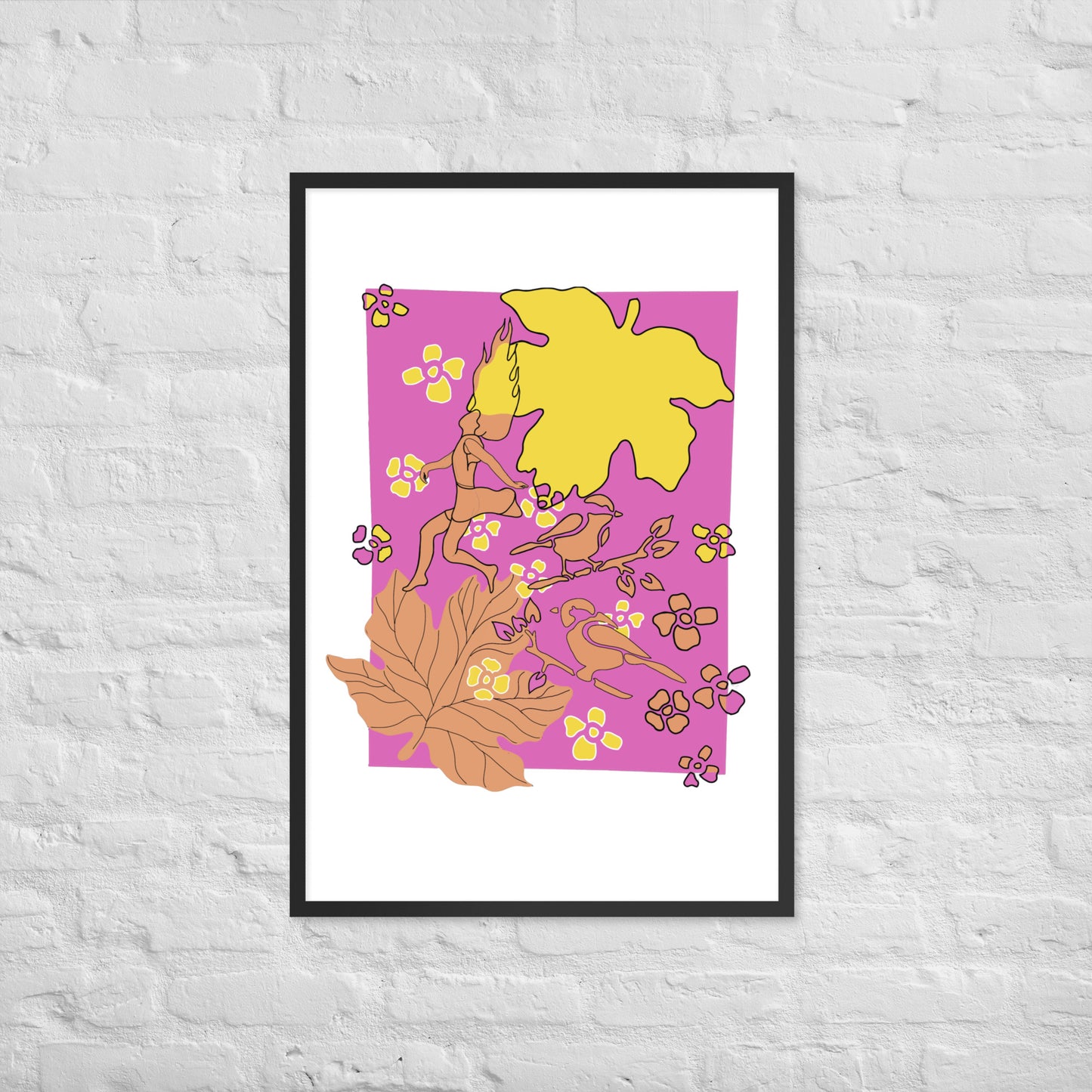 4|5 Forever Falling - Framed Matte Print - Alexandra Fredericks
