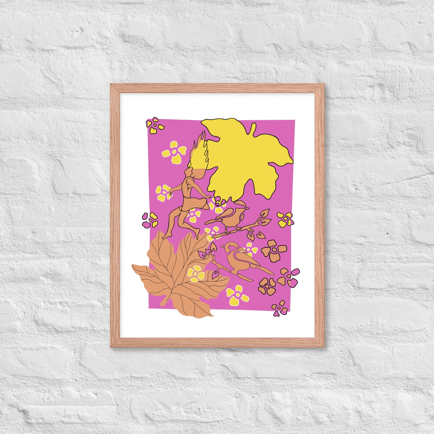 4|5 Forever Falling - Framed Matte Print - Alexandra Fredericks