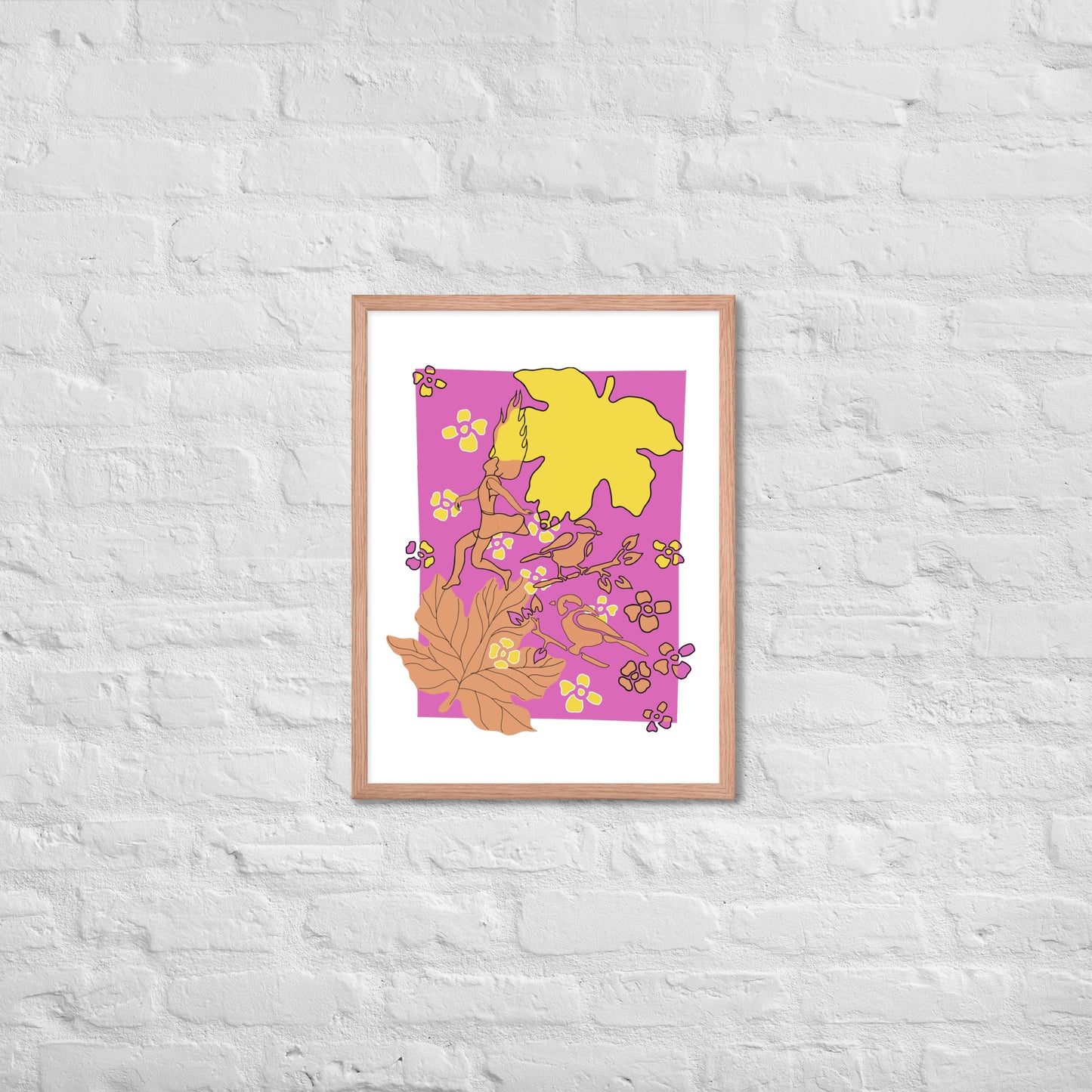4|5 Forever Falling - Framed Matte Print - Alexandra Fredericks