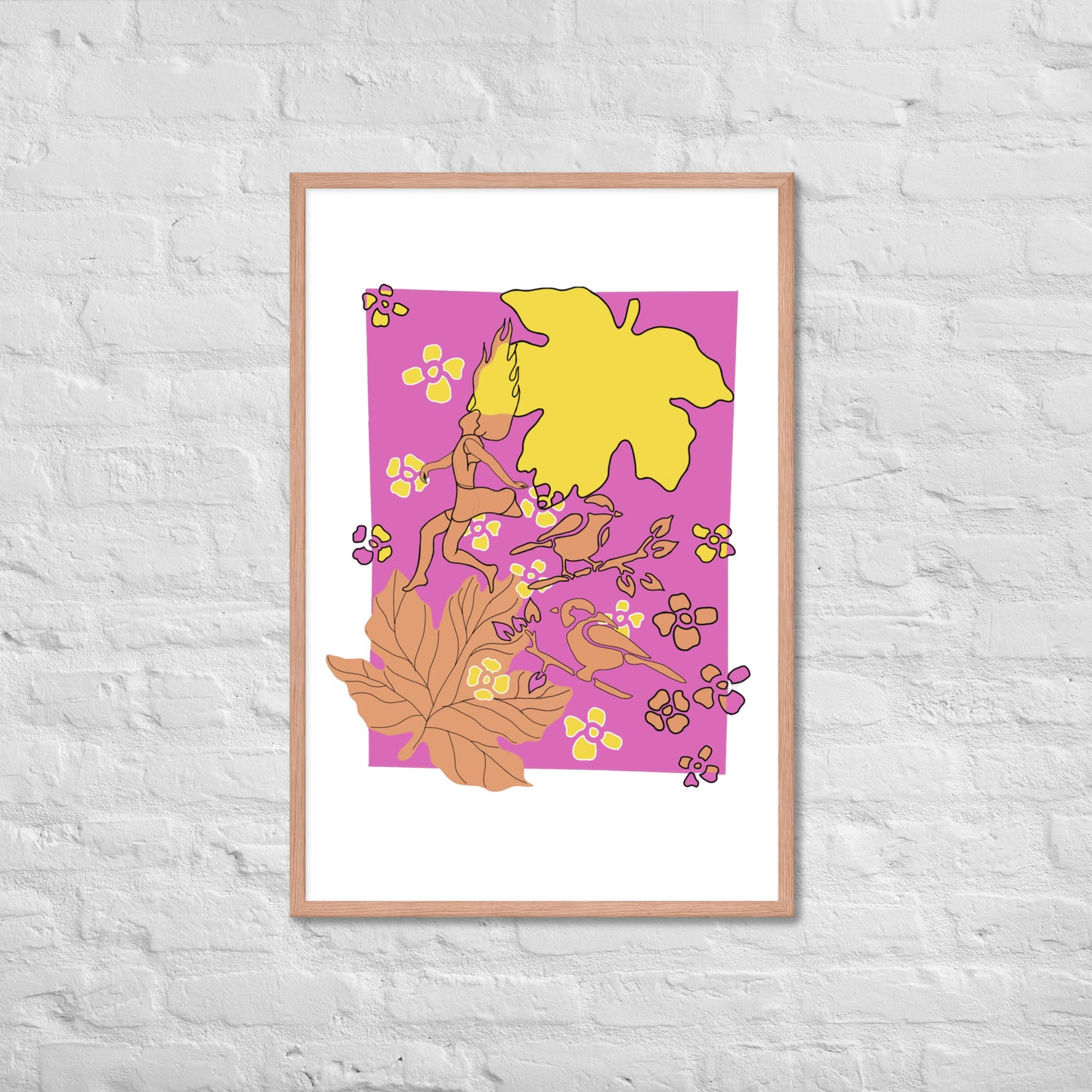 4|5 Forever Falling - Framed Matte Print - Alexandra Fredericks