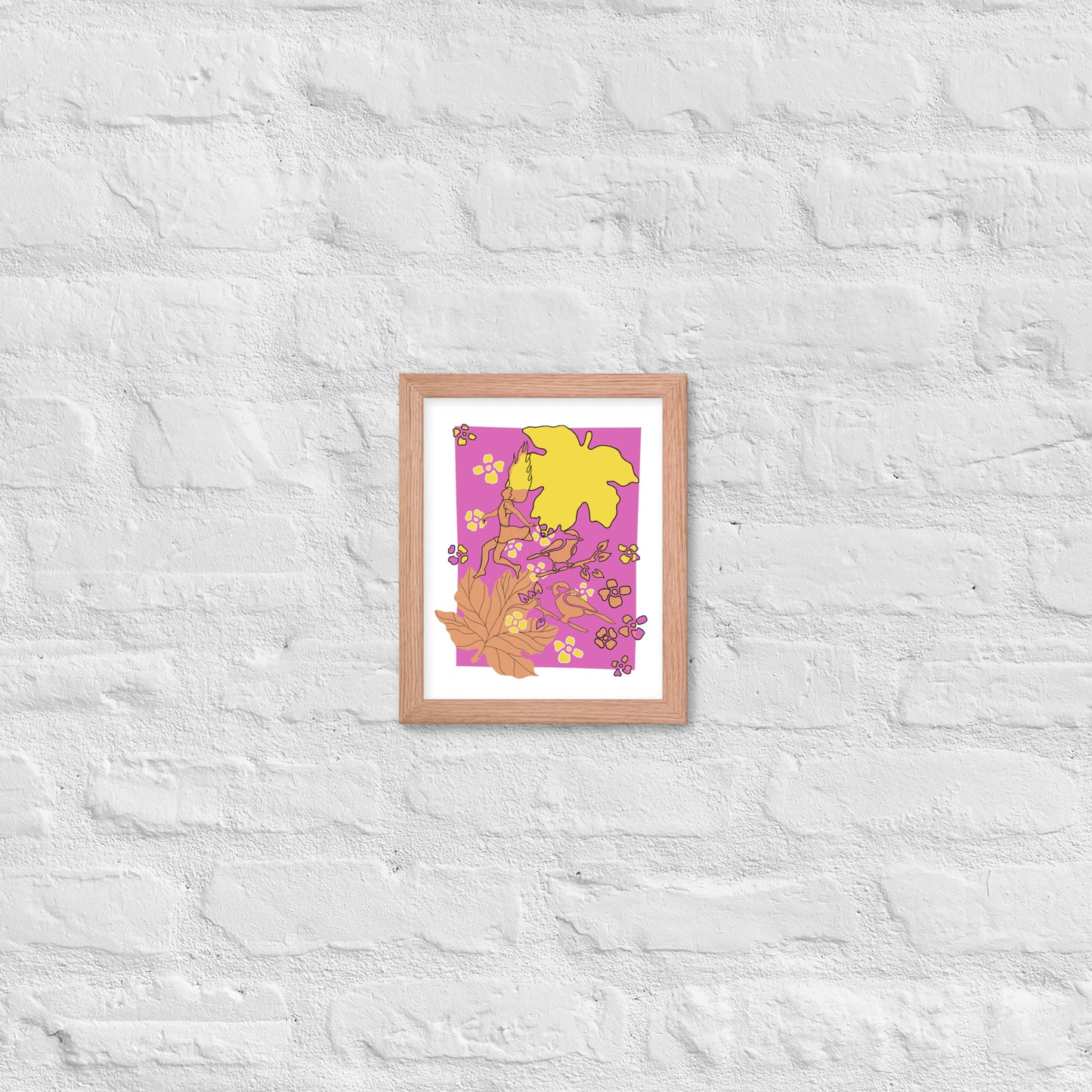 4|5 Forever Falling - Framed Matte Print - Alexandra Fredericks