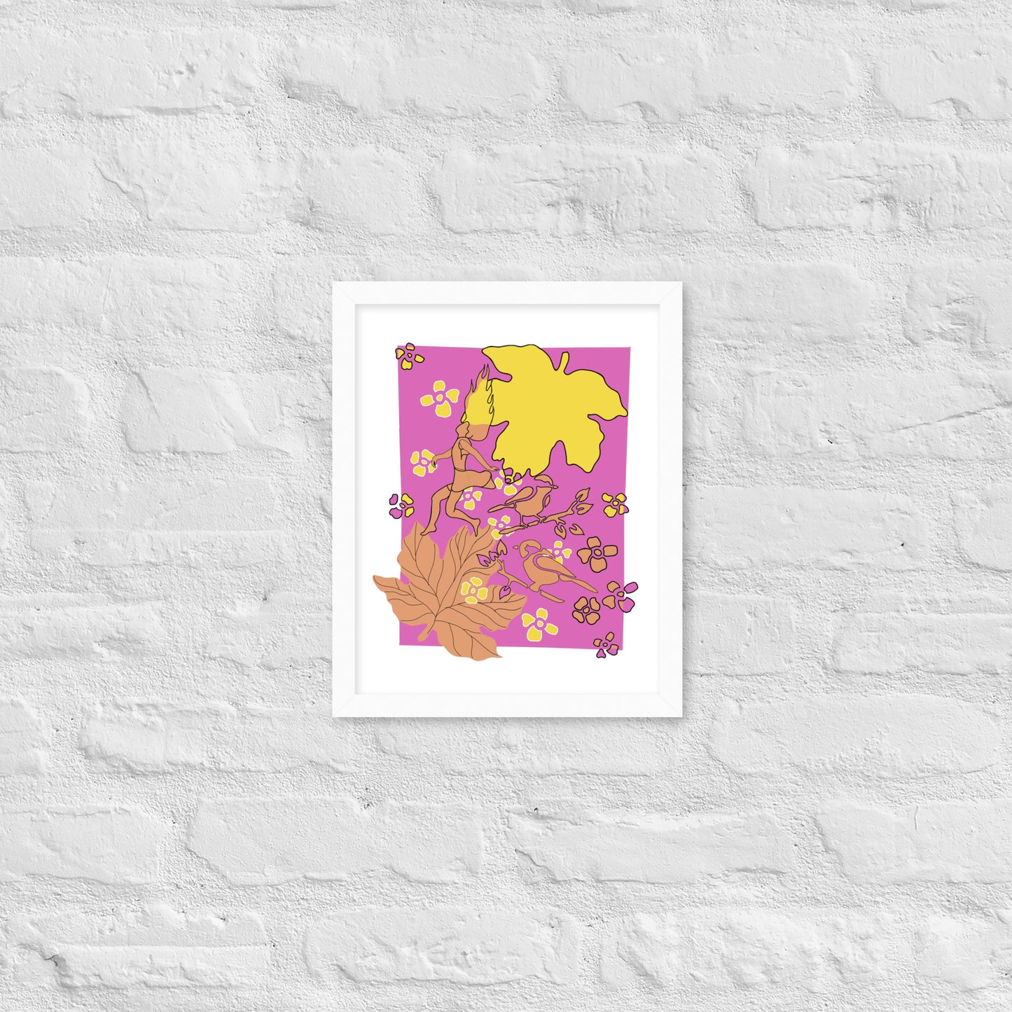 4|5 Forever Falling - Framed Matte Print - Alexandra Fredericks