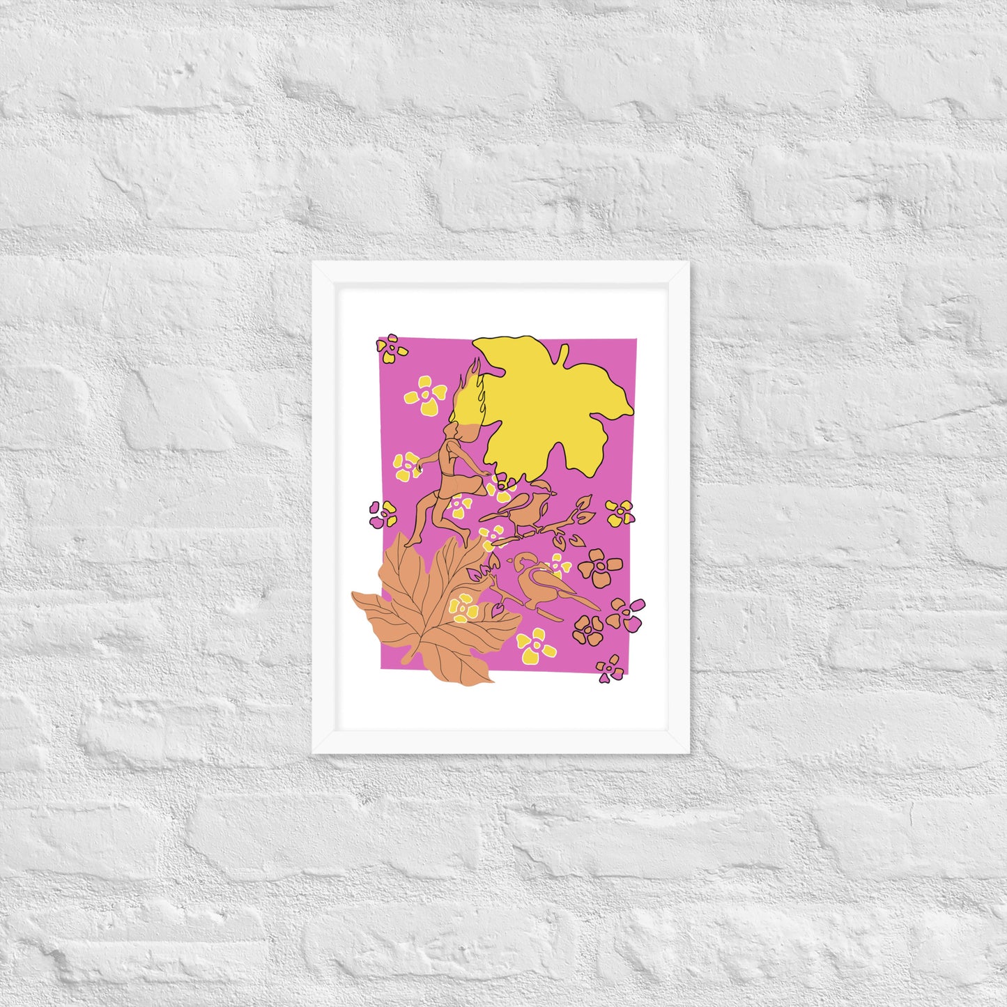 4|5 Forever Falling - Framed Matte Print - Alexandra Fredericks