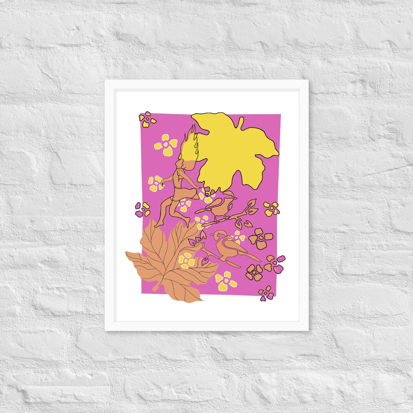 4|5 Forever Falling - Framed Matte Print - Alexandra Fredericks