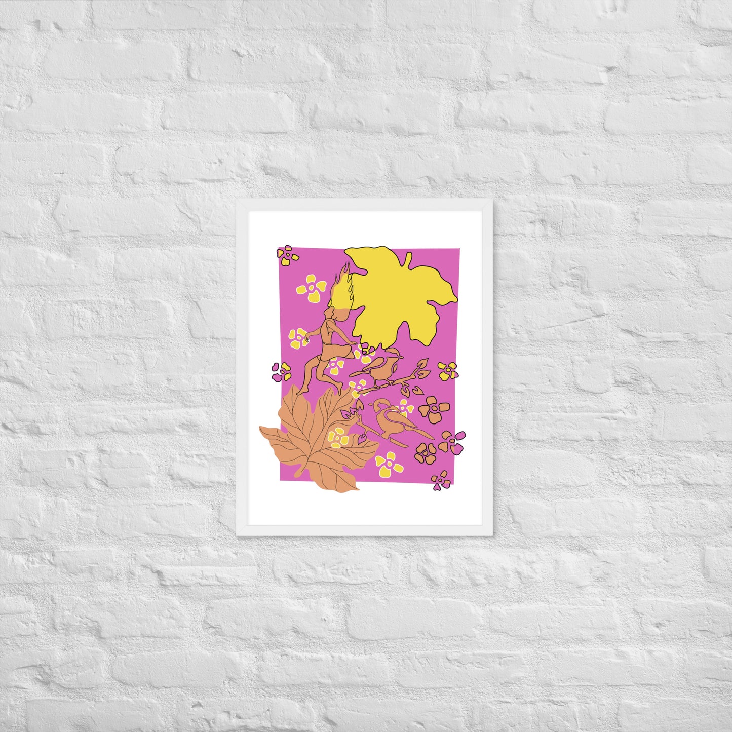 4|5 Forever Falling - Framed Matte Print - Alexandra Fredericks