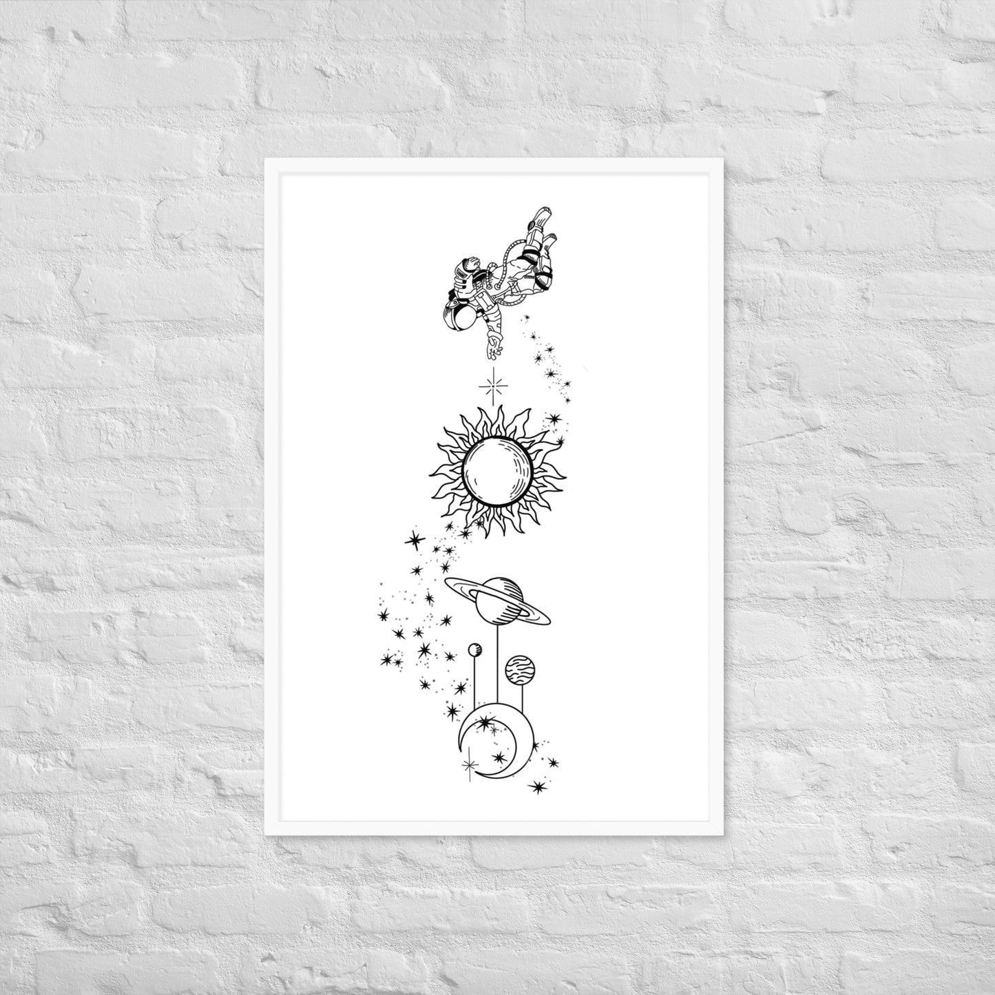 4|4 Floating - Framed Matte Print - Alexandra Fredericks