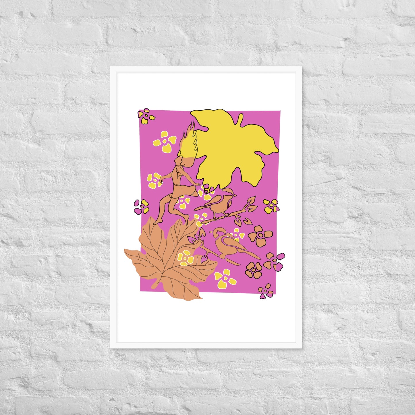 4|5 Forever Falling - Framed Matte Print - Alexandra Fredericks