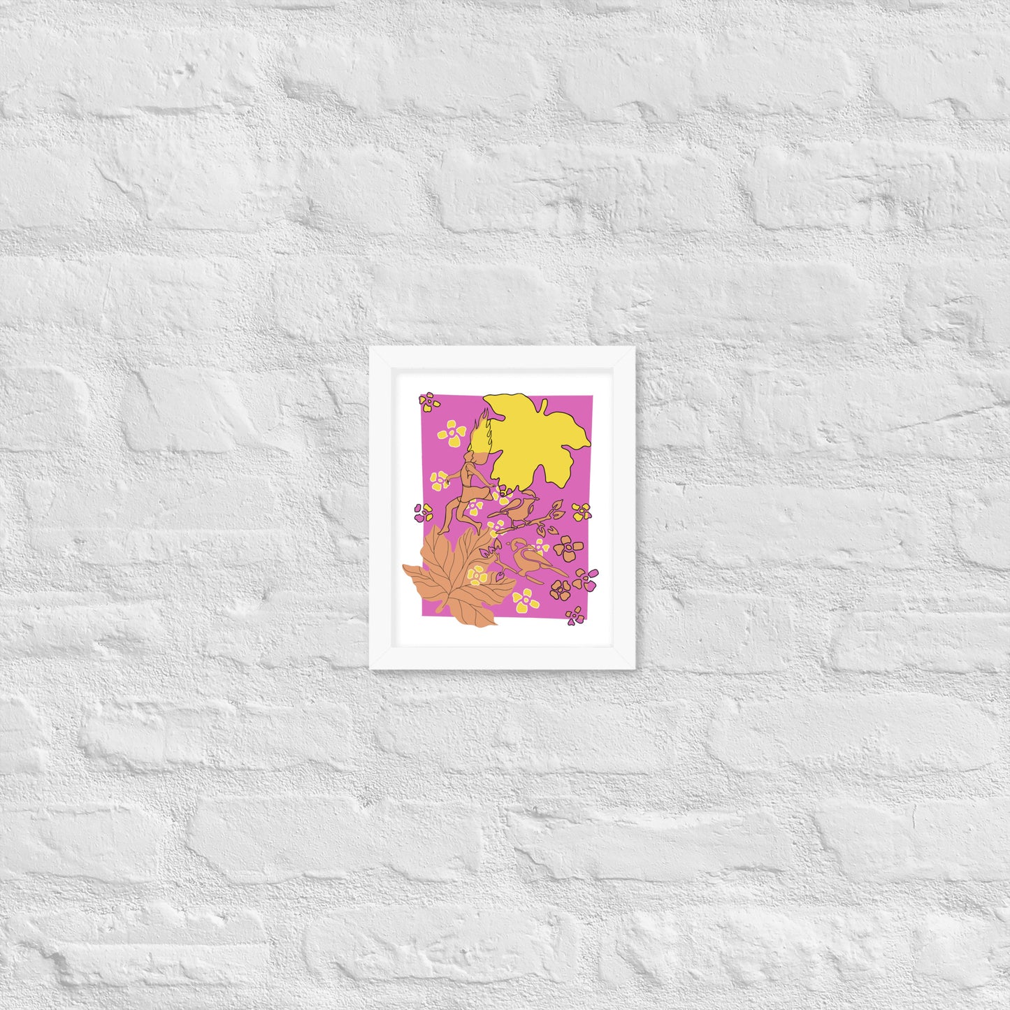 4|5 Forever Falling - Framed Matte Print - Alexandra Fredericks