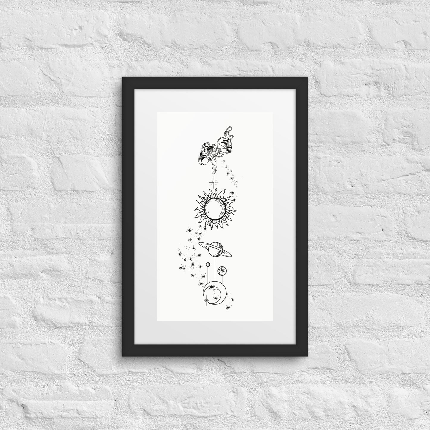 4|4 Floating - Gallery Framed Matte Print - Alexandra Fredericks