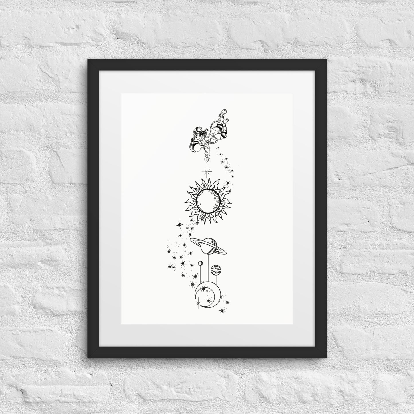 4|4 Floating - Gallery Framed Matte Print - Alexandra Fredericks