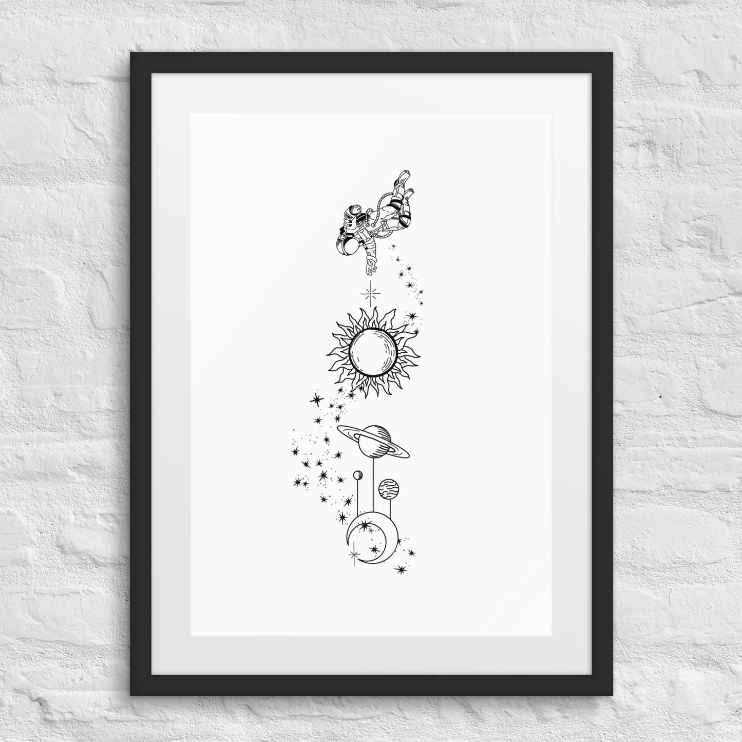 4|4 Floating - Gallery Framed Matte Print - Alexandra Fredericks