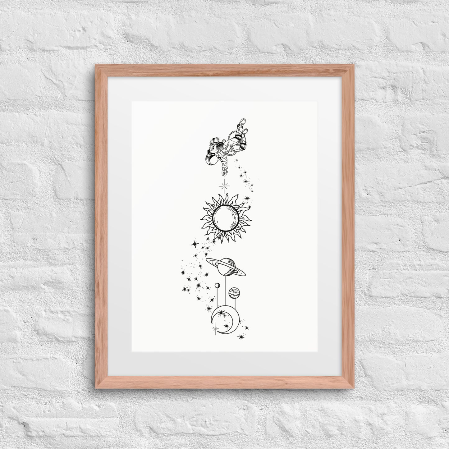 4|4 Floating - Gallery Framed Matte Print - Alexandra Fredericks
