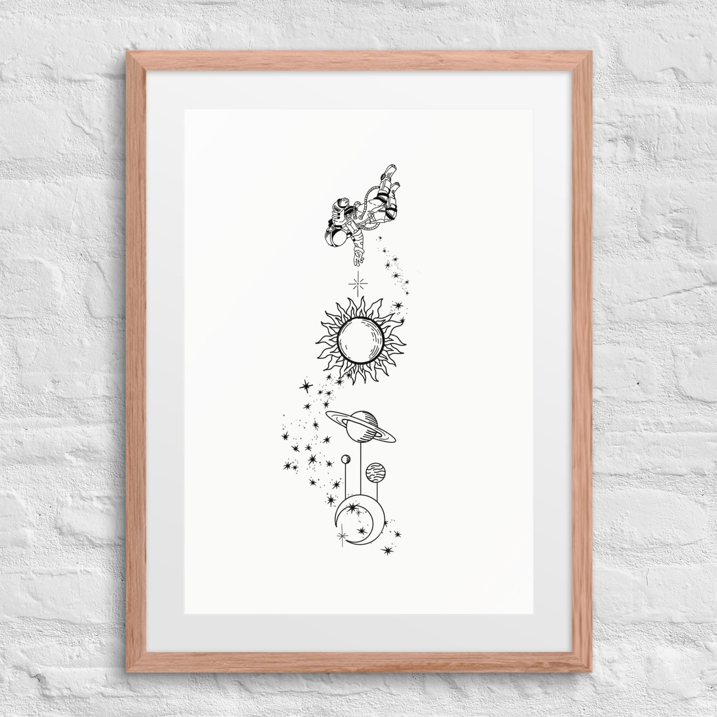 4|4 Floating - Gallery Framed Matte Print - Alexandra Fredericks