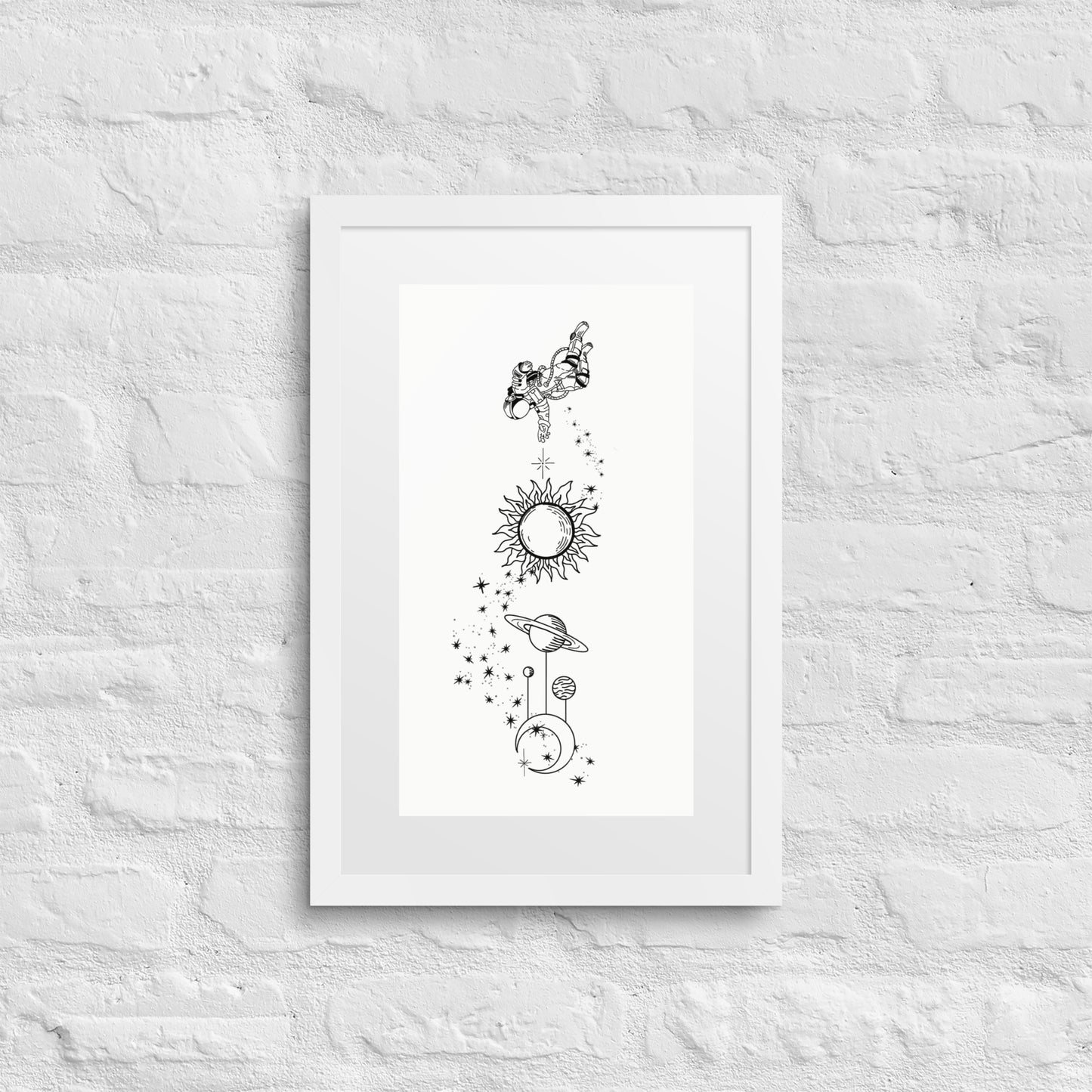 4|4 Floating - Gallery Framed Matte Print - Alexandra Fredericks