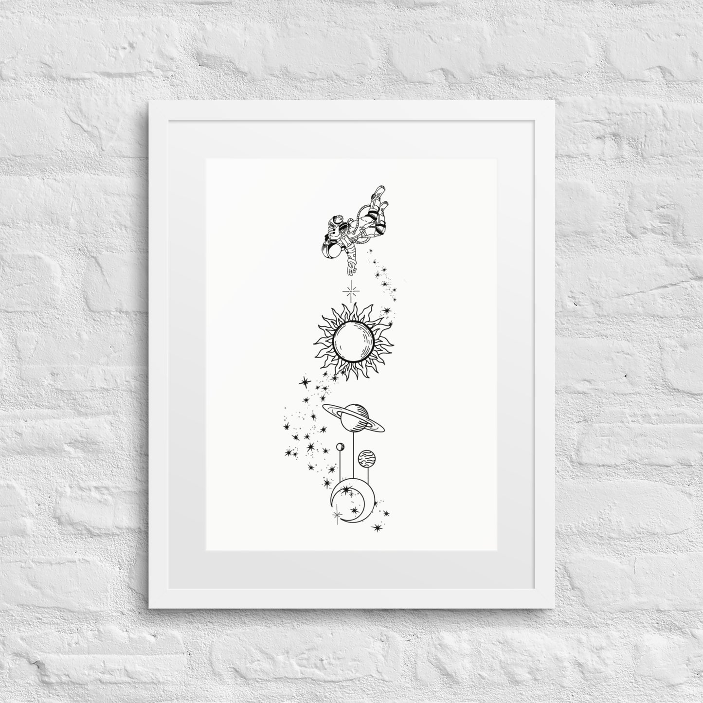 4|4 Floating - Gallery Framed Matte Print - Alexandra Fredericks