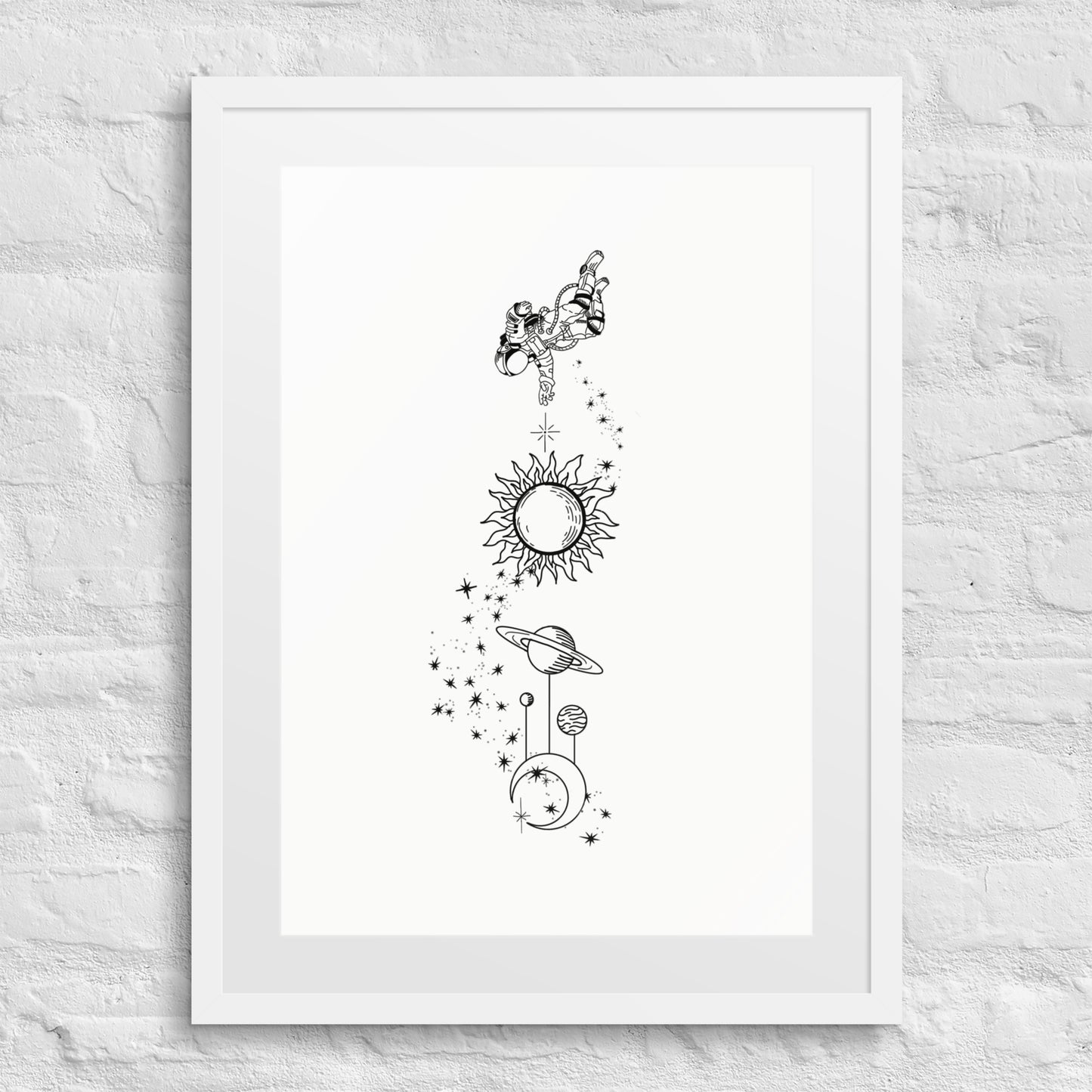 4|4 Floating - Gallery Framed Matte Print - Alexandra Fredericks