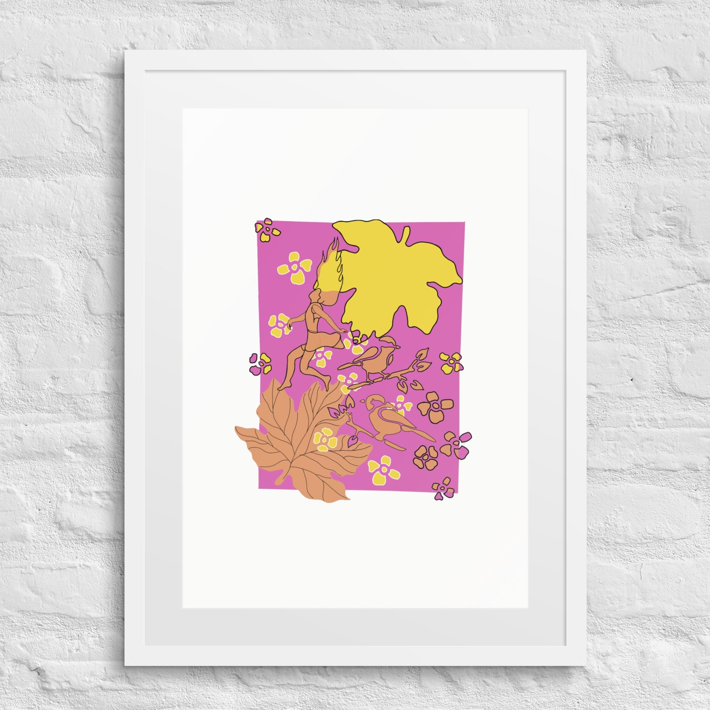 4|5 Forever Falling - Gallery Framed Matte Print - Alexandra Fredericks