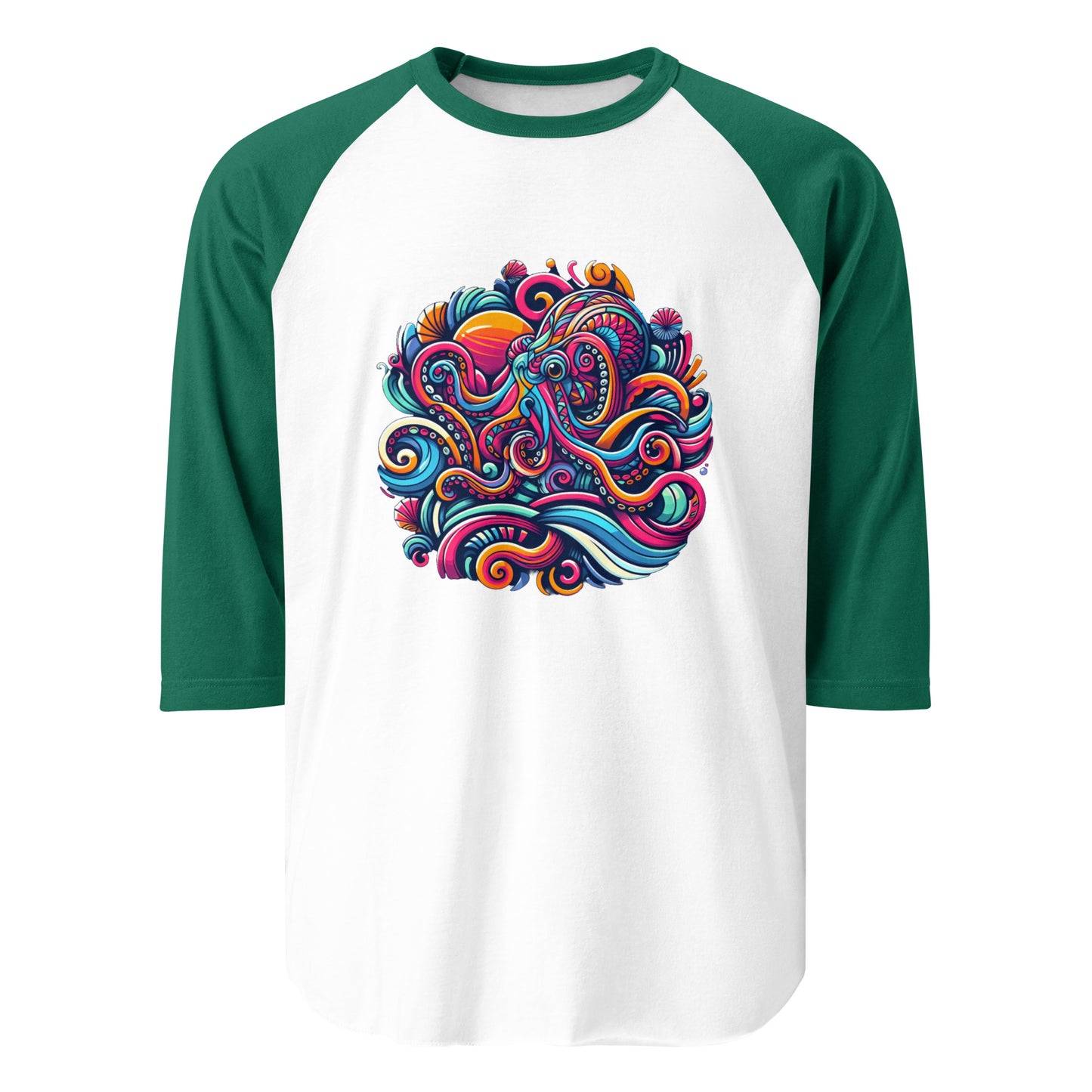 2|14 Under the Sea - 3/4 Sleeve Shirt - MOXIE MODA