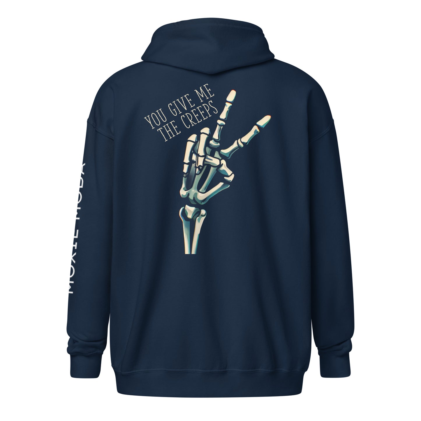 2|1 You Give Me the Creeps - Zip-Up Hoodies - MOXIE MODA
