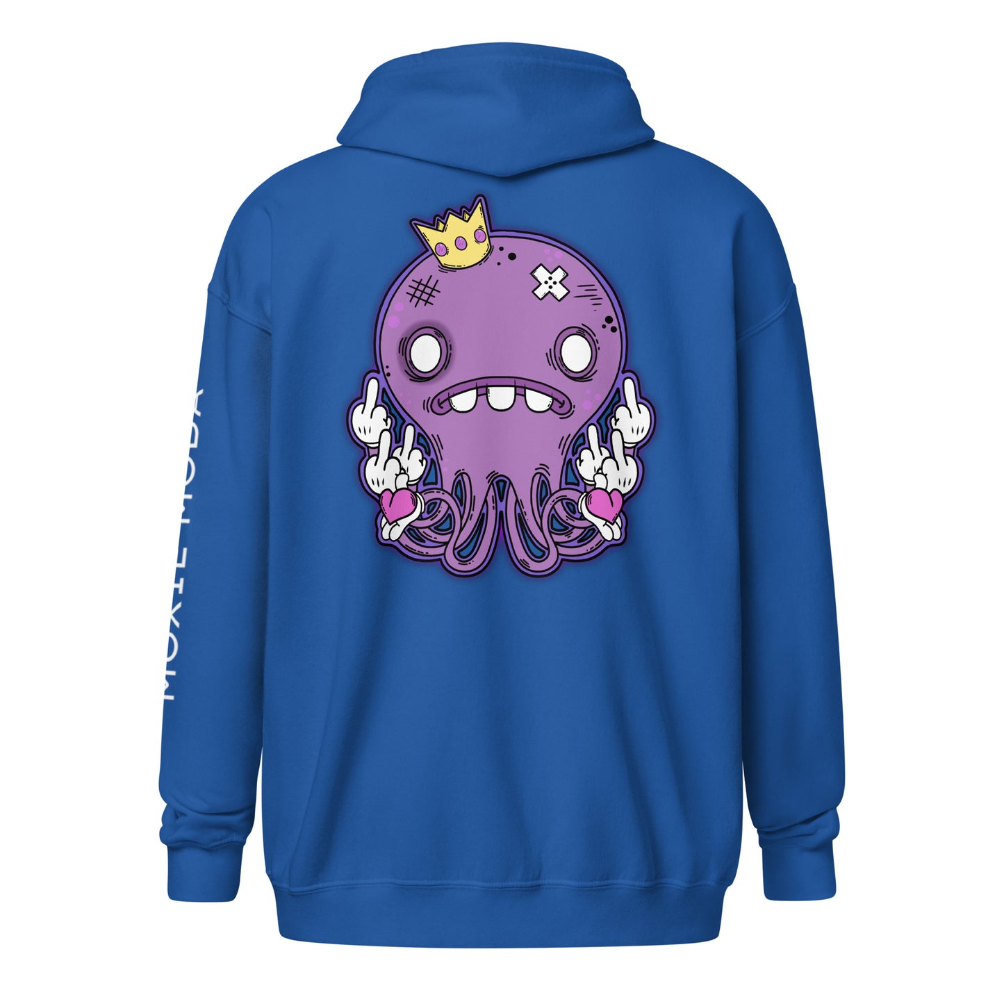 3|11 Over It - Zip-Up Hoodie - BRIAN GRAY