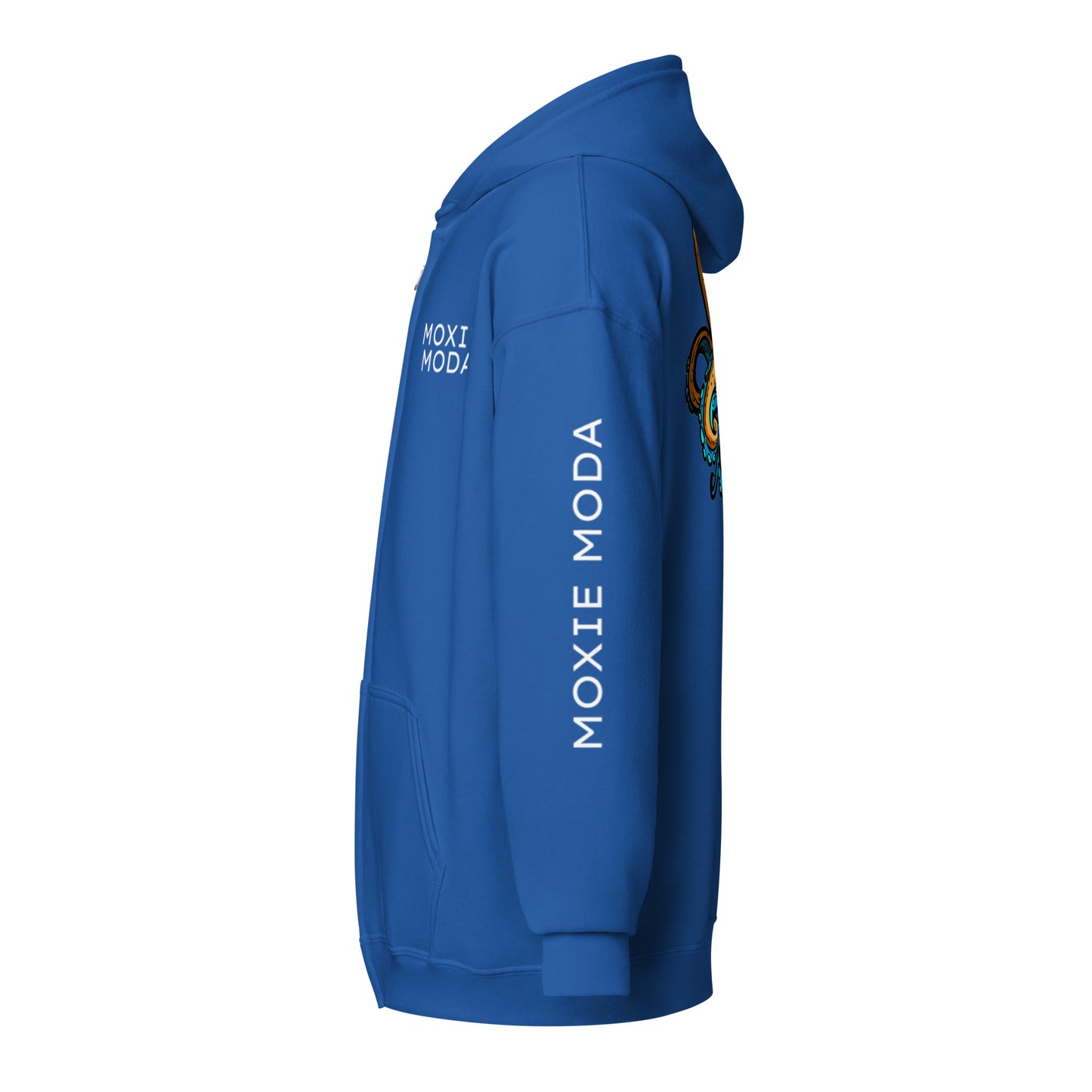 1|14 Moxie Octopus - Zip-Up Hoodie - MOXIE MODA