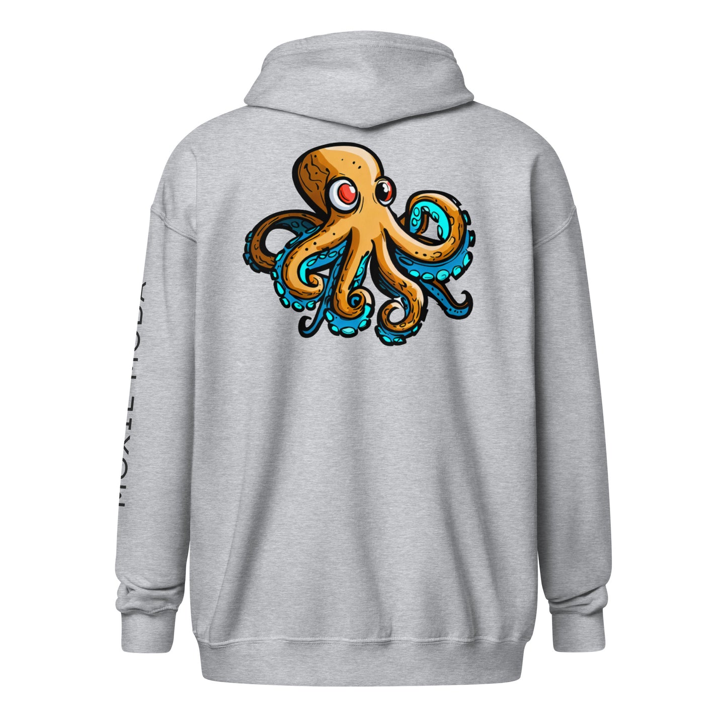 1|14 Moxie Octopus - Zip-Up Hoodie - MOXIE MODA