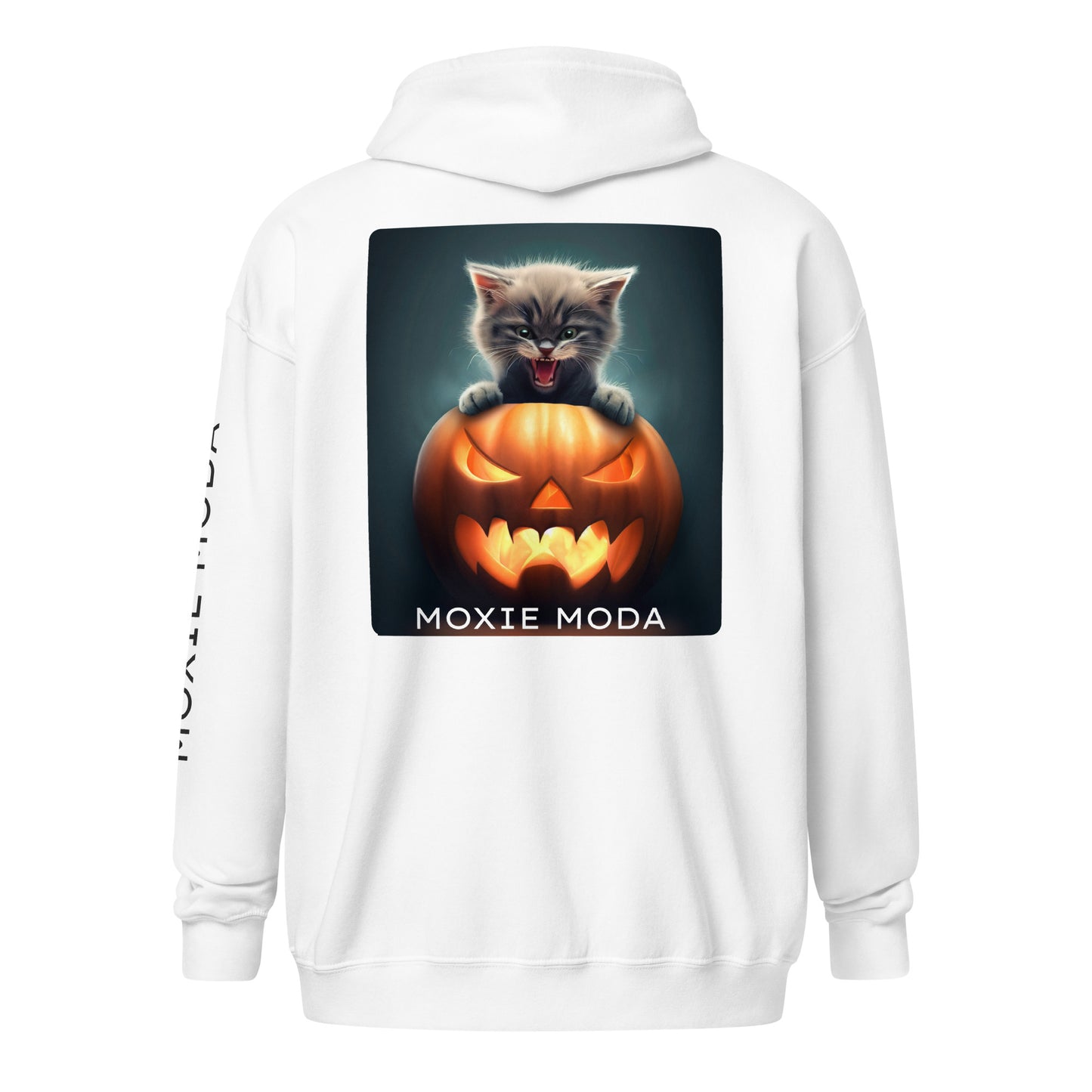 2|3 Halloween Kitten - Zip-Up Hoodie - MOXIE MODA
