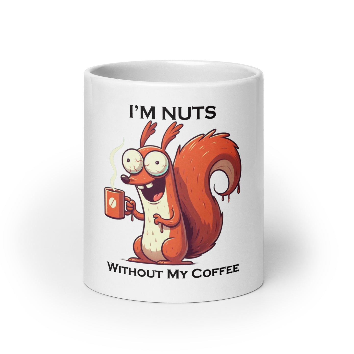 Mug|3 Nuts without my Coffee - White - MOXIE MUGS