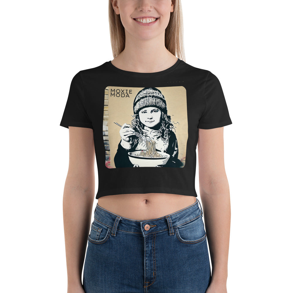 1|8 Enjoying Ramen - Crop Top - MOXIE MODA