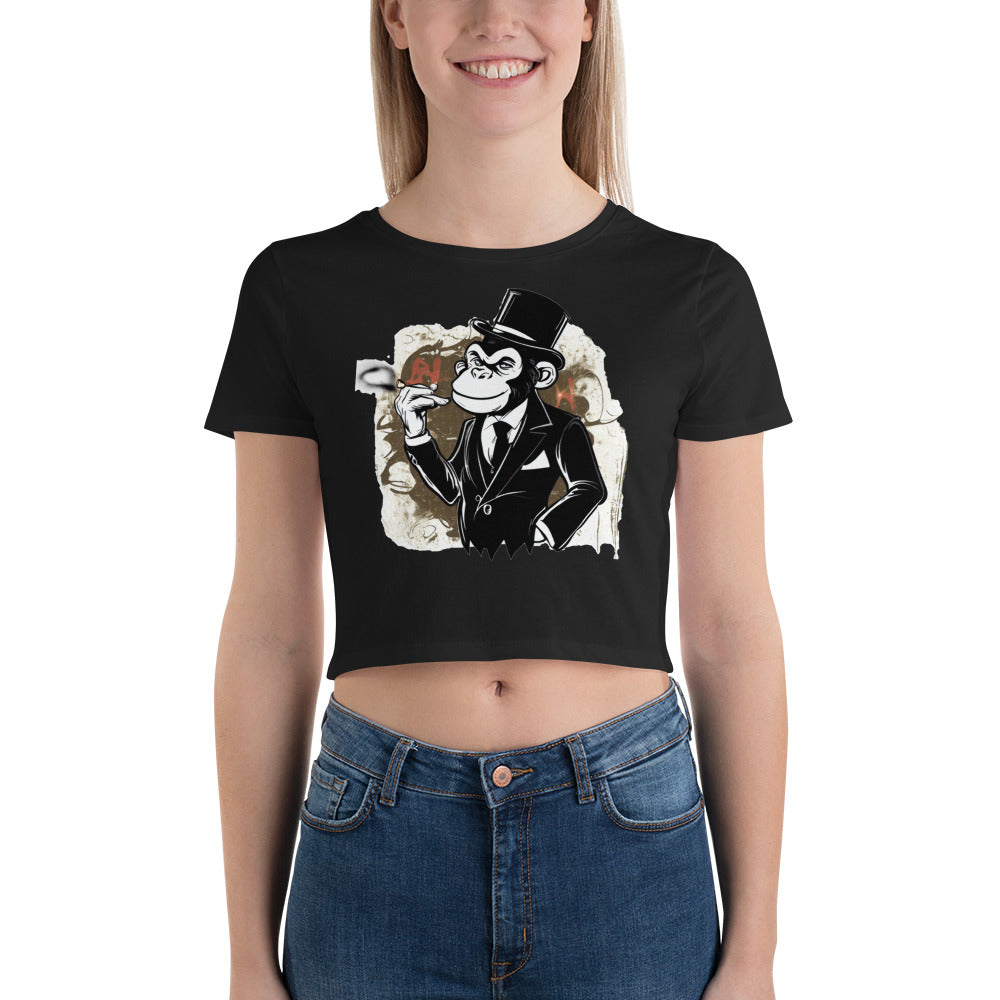 1|12 Stylish Chimp - Crop Top - MOXIE MODA