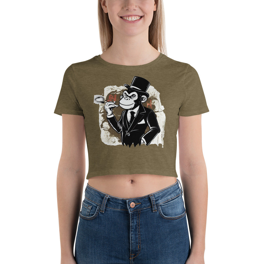 1|12 Stylish Chimp - Crop Top - MOXIE MODA