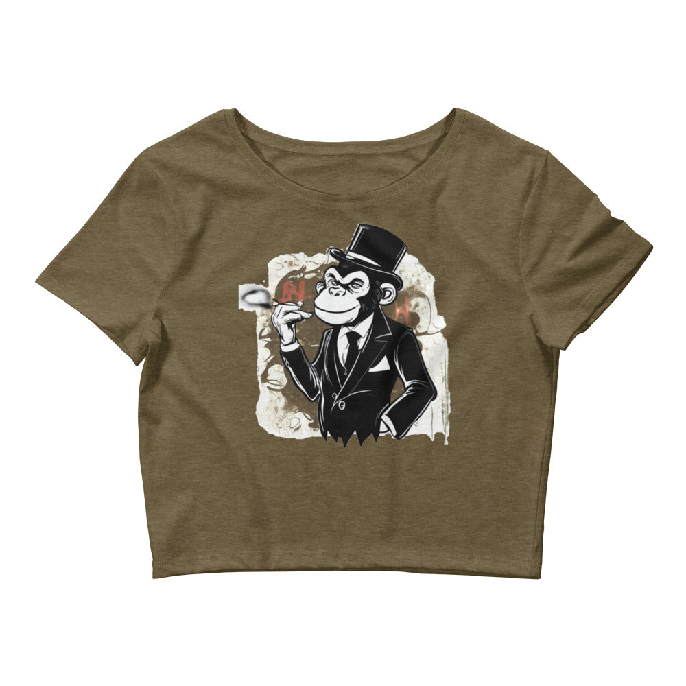 1|12 Stylish Chimp - Crop Top - MOXIE MODA