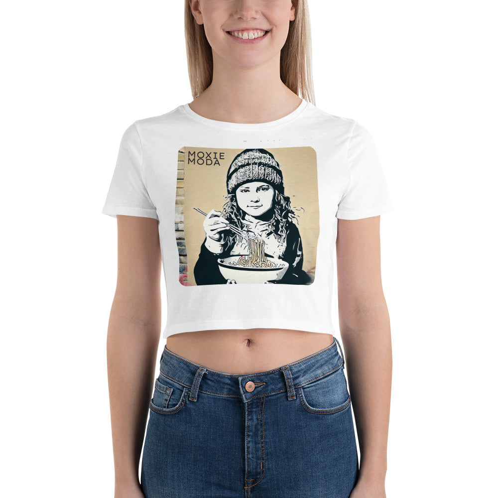 1|8 Enjoying Ramen - Crop Top - MOXIE MODA