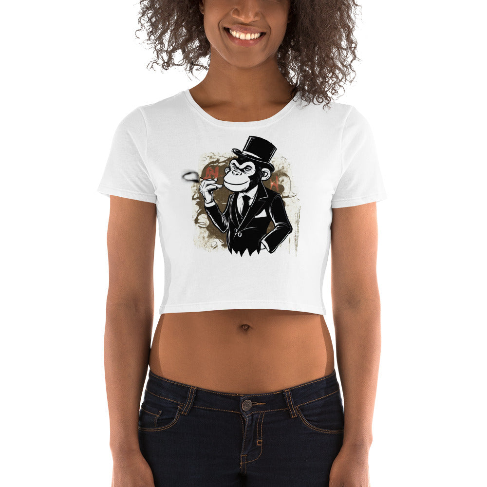 1|12 Stylish Chimp - Crop Top - MOXIE MODA