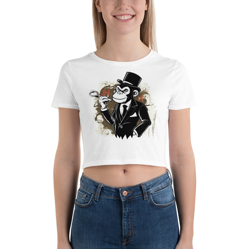 1|12 Stylish Chimp - Crop Top - MOXIE MODA