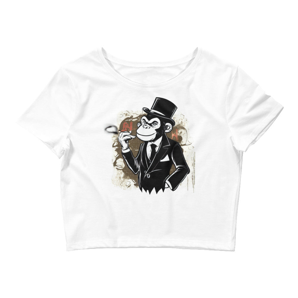 1|12 Stylish Chimp - Crop Top - MOXIE MODA
