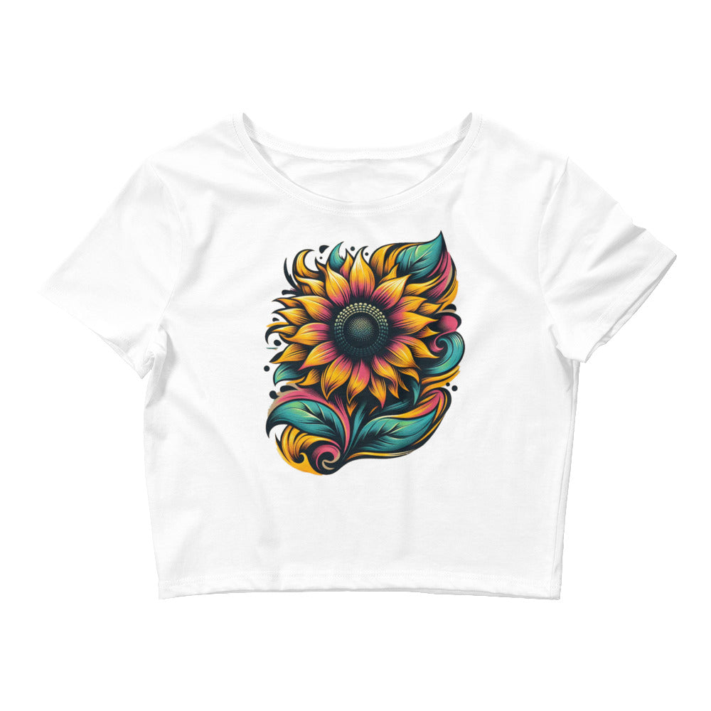 2|15 Harmony of the Helianthus - Crop Top - ANNABEL CARSON