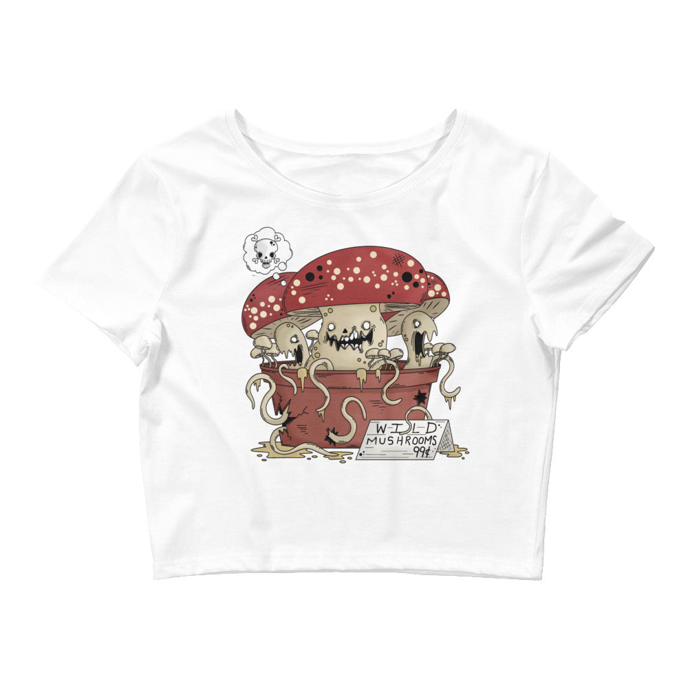 3|15 Wild Mushrooms - Crop Top - BRIAN GRAY