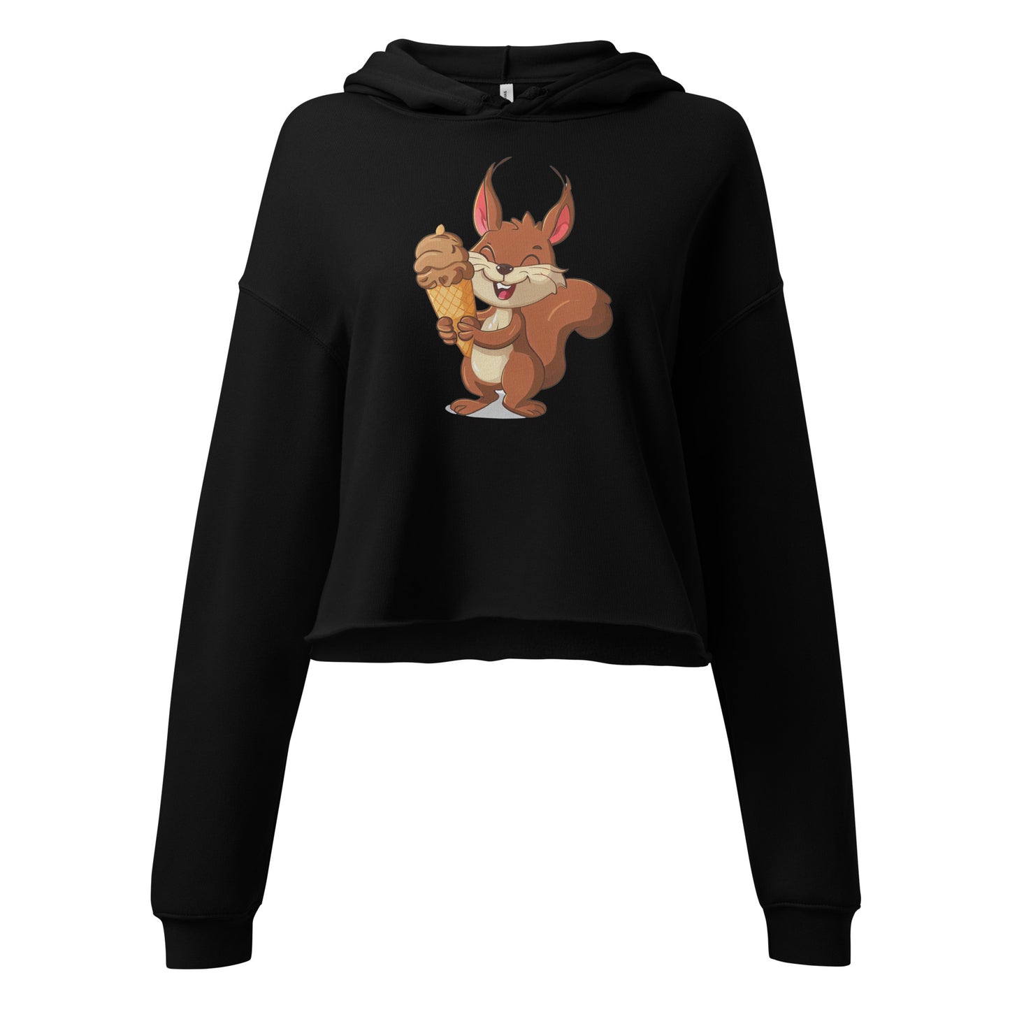 1|5 The Other Happy Squirrel - Cropped Hoodie - MOXIE MODA