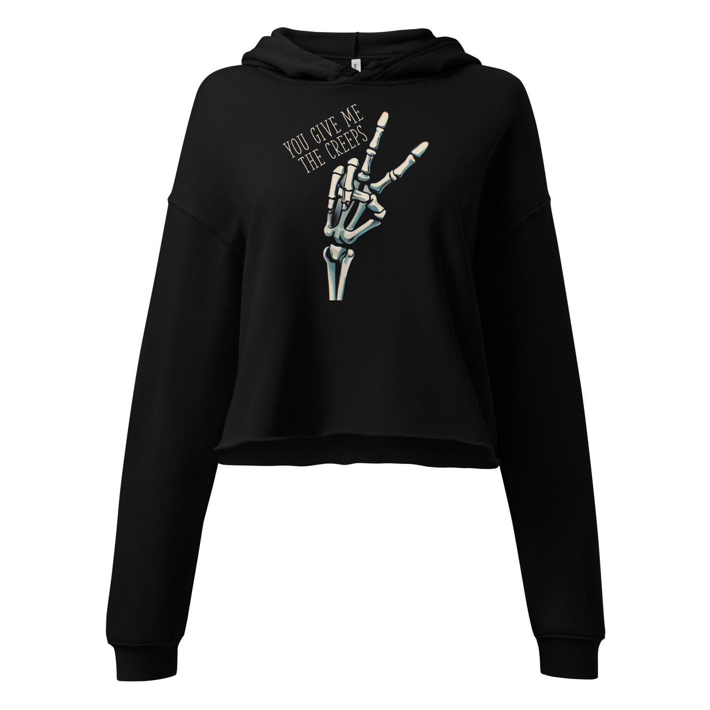 2|1 You Give Me the Creeps - Cropped Hoodie - MOXIE MODA
