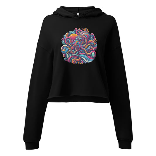 2|14 Under the Sea - Cropped Hoodie - MOXIE MODA