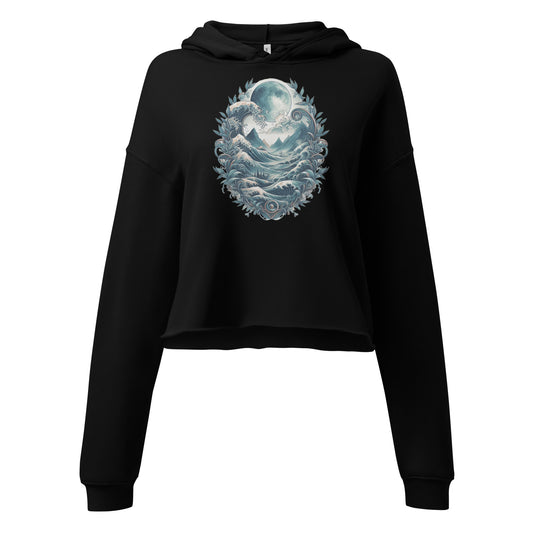 2|22 Moonlit Mirage - Cropped Hoodie - ANNABEL CARSON