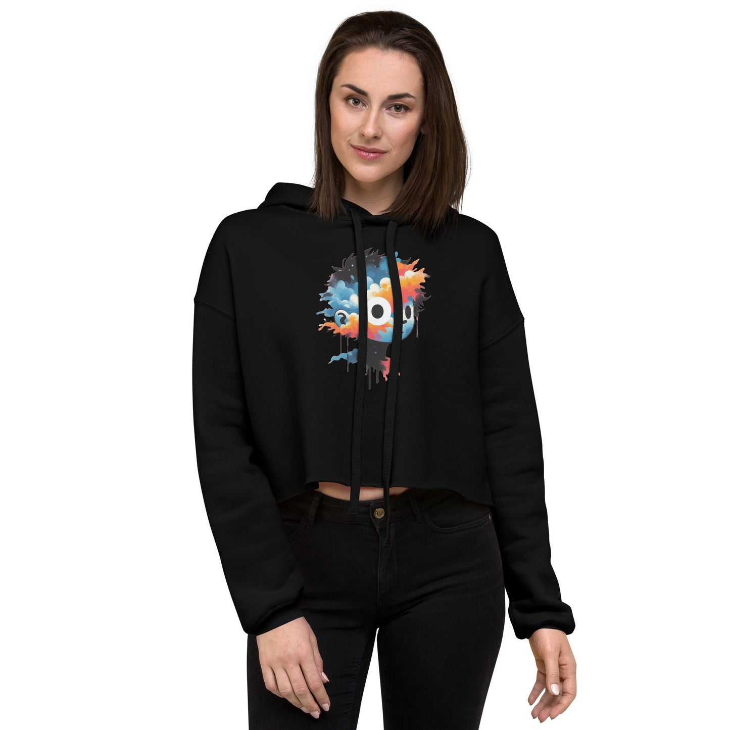 2|28 Open Your Mind - Cropped Hoodie - MOXIE MODA