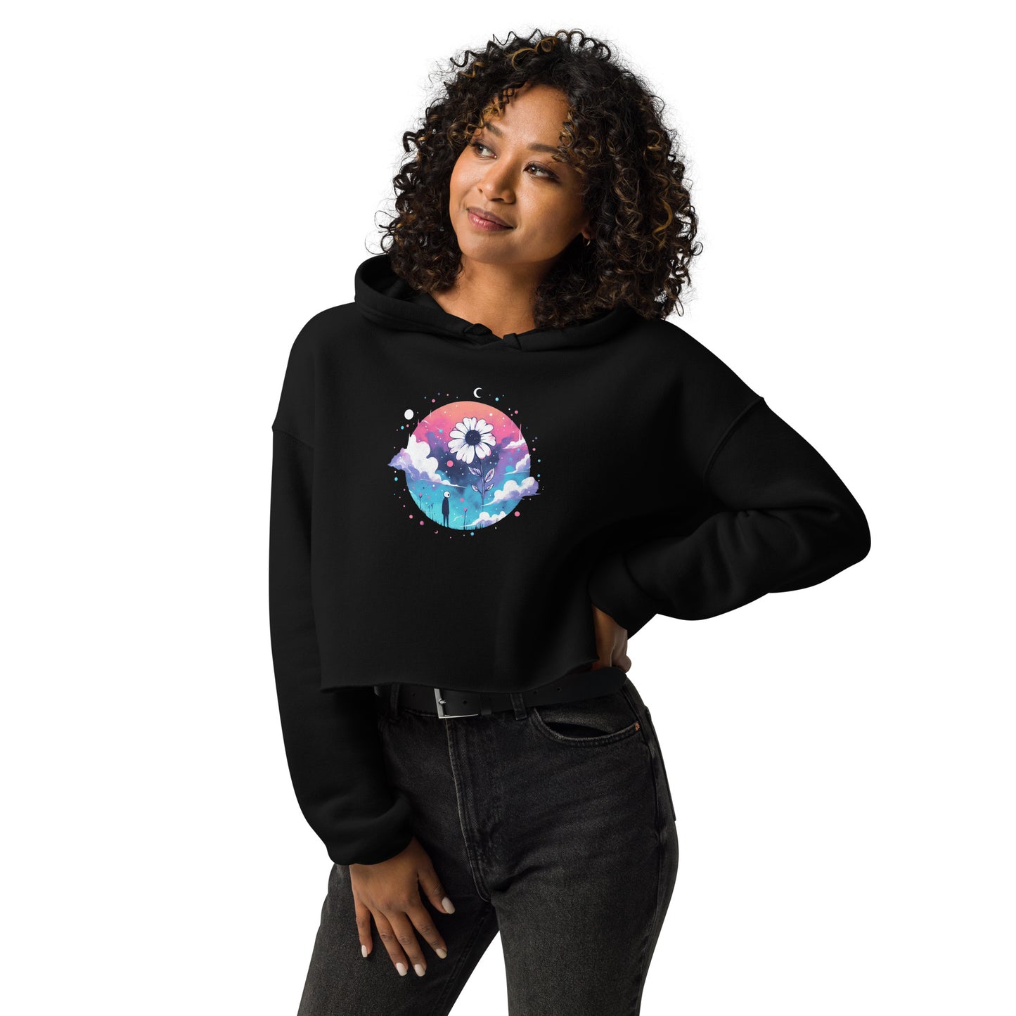 2|29 Standing in the Garden - Cropped Hoodie - ANNABEL CARSON