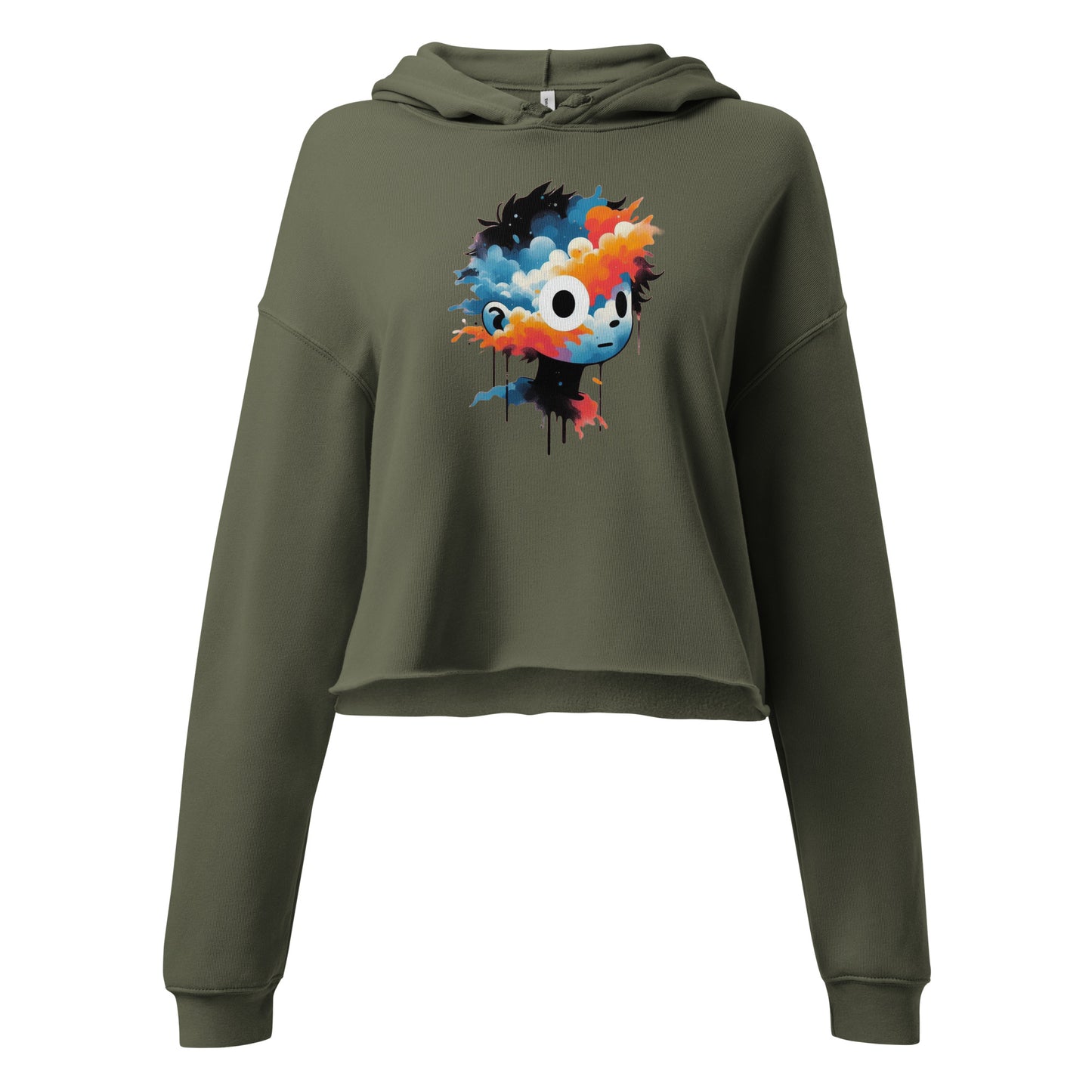 2|28 Open Your Mind - Cropped Hoodie - MOXIE MODA